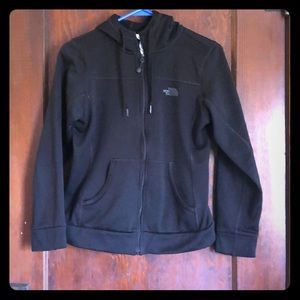 Black youth sz large north face zip up